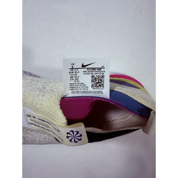 Nike Epic Phantom React Flyknit Shoes Women’s Size 5 White Running CI1290-100 - Picture 10 of 10